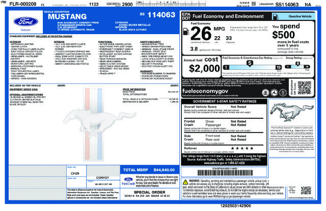 Used 2025 Ford Mustang Premium RWD image 5