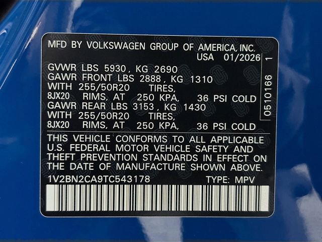 New 2026 Volkswagen Atlas SEL image 34