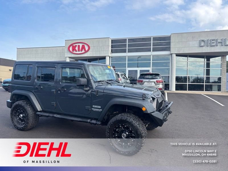 Used 2017 Jeep Wrangler Unlimited Sport w/ Mopar Black Appearance Group