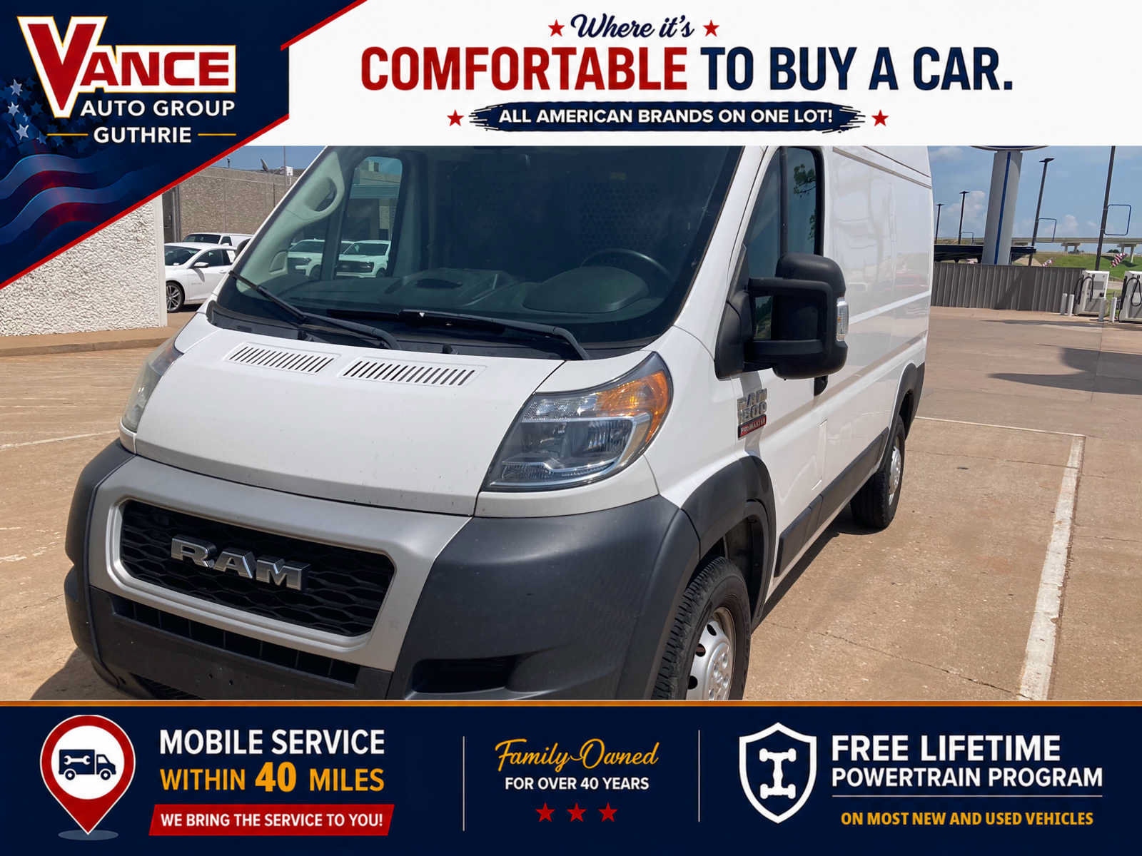 Used 2019 RAM ProMaster 1500 w/ Interior Convenience Group