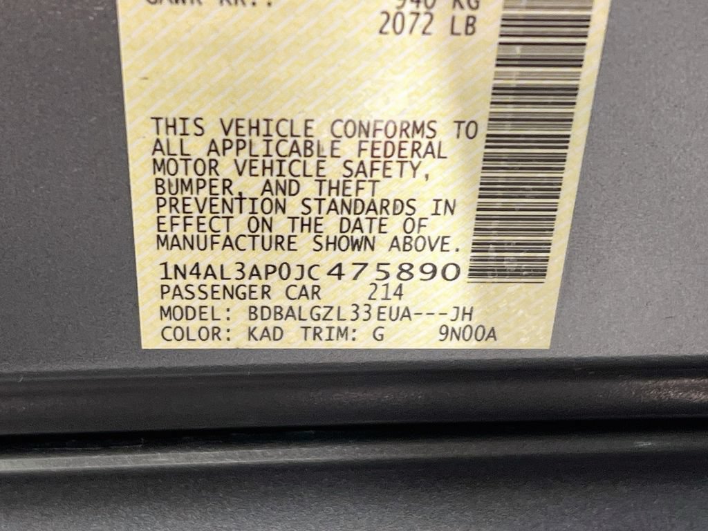 Used 2018 Nissan Altima 2.5 S w/ S Convenience Package FWD image 28