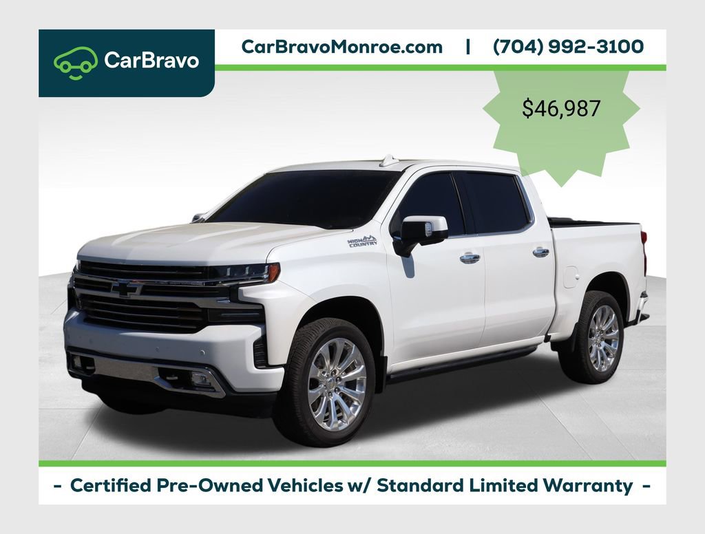 Certified 2021 Chevrolet Silverado 1500 High Country w/ Technology Package