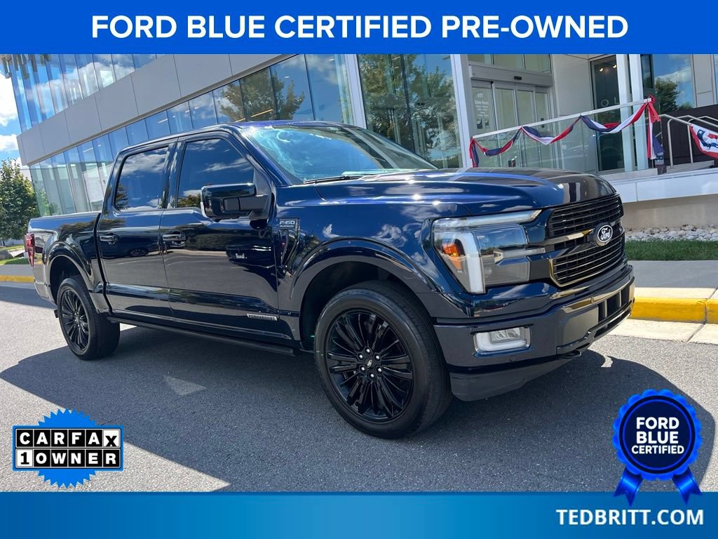Certified 2024 Ford F150 Platinum w/ Equipment Group 702A High