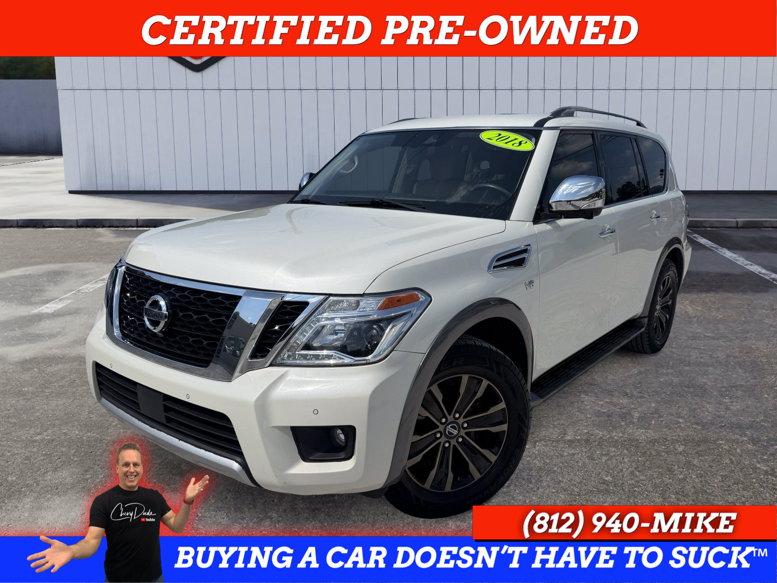 Used 2018 Nissan Armada Platinum w/ Captain Seat Package