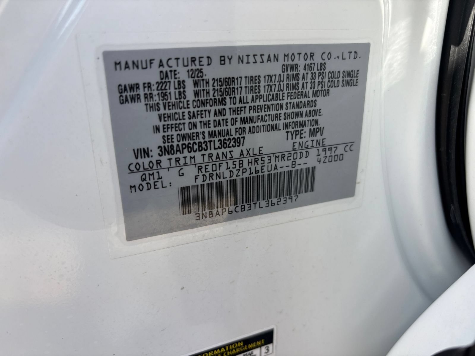 Used 2026 Nissan Kicks SV w/ Cold Weather Package AWD/4WD image 27