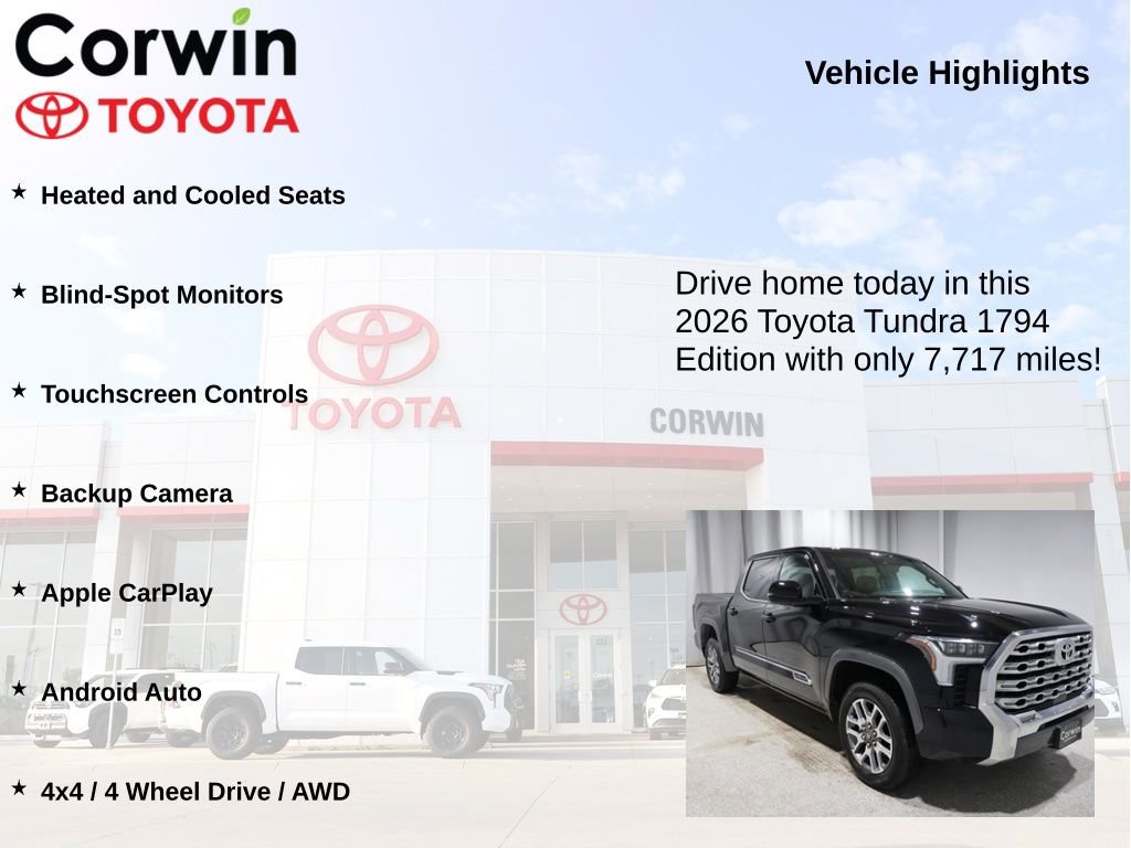 Used 2026 Toyota Tundra 1794 Edition image 7