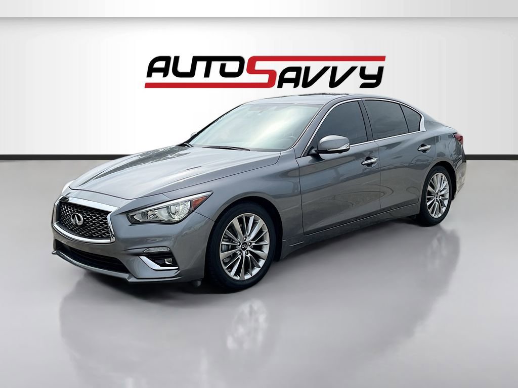 Used 2022 INFINITI Q50 Luxe w/ Cargo Package image 3