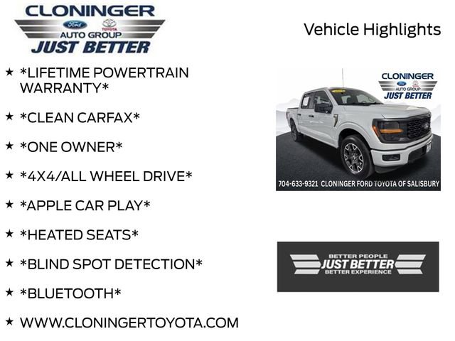 Used 2024 Ford F150 STX w/ Tow/Haul Package AWD/4WD image 3