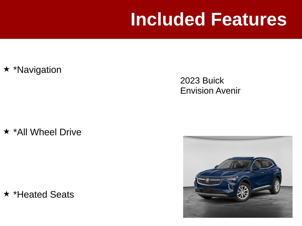 Used 2023 Buick Envision Avenir AWD/4WD image 3