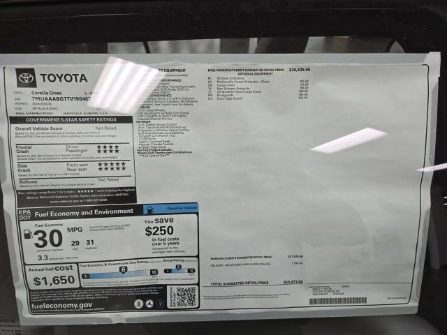New 2026 Toyota Corolla Cross L AWD/4WD image 7