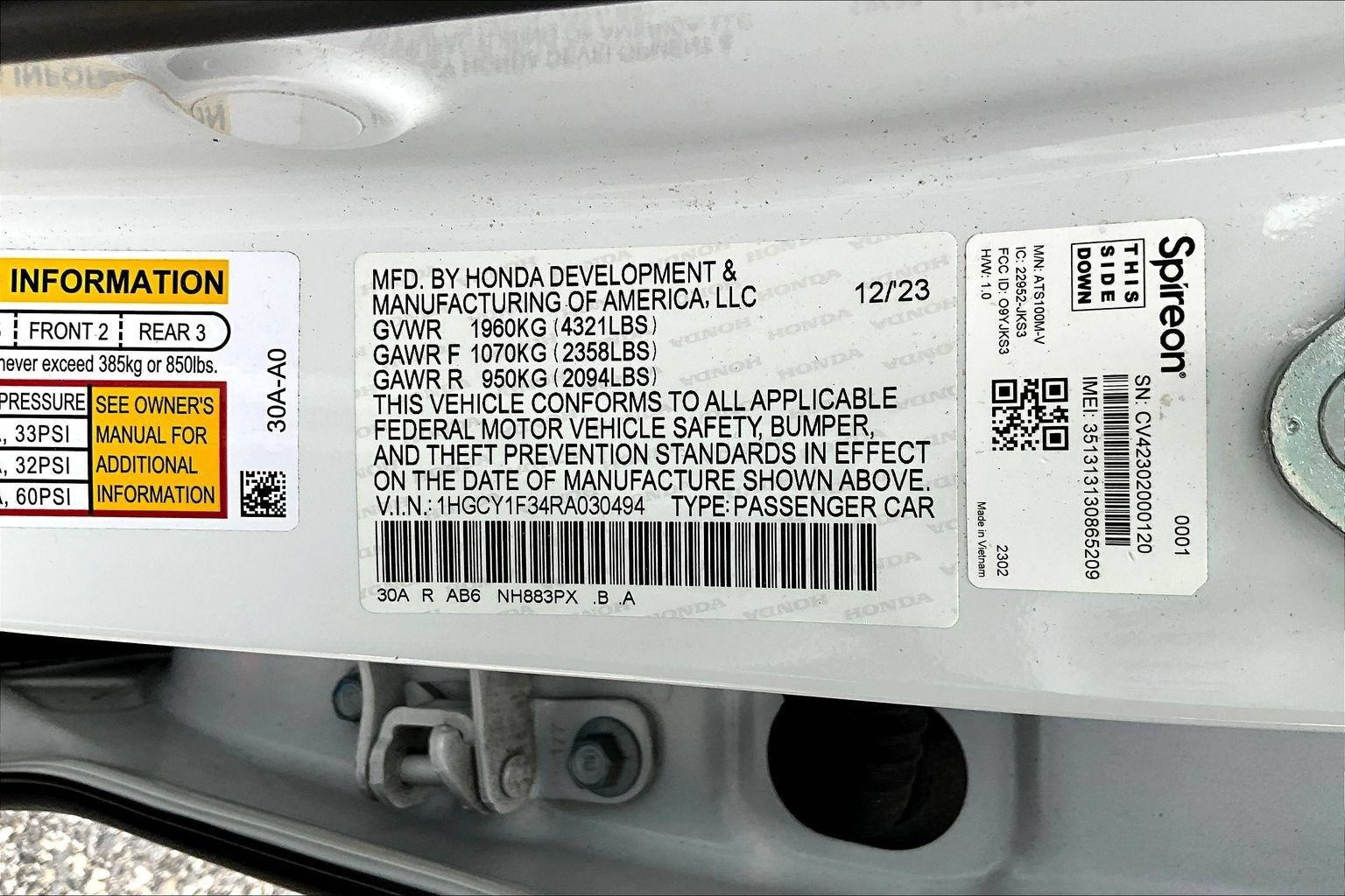 Used 2024 Honda Accord EX image 20