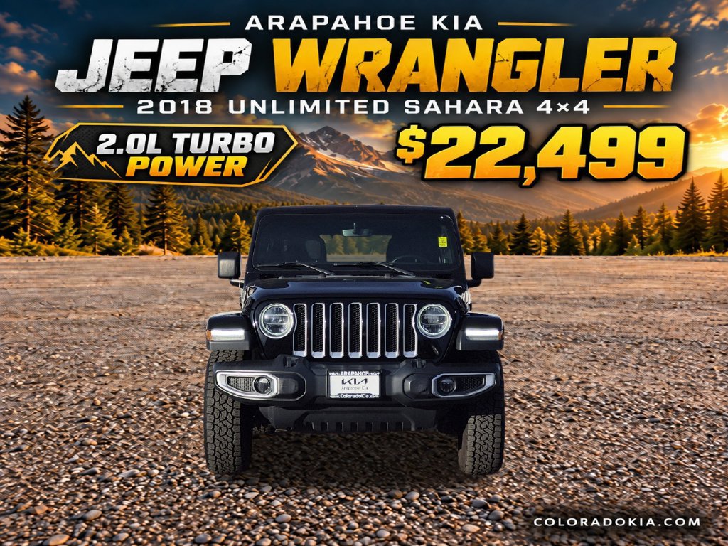 Used 2018 Jeep Wrangler Unlimited Sahara AWD/4WD image 3
