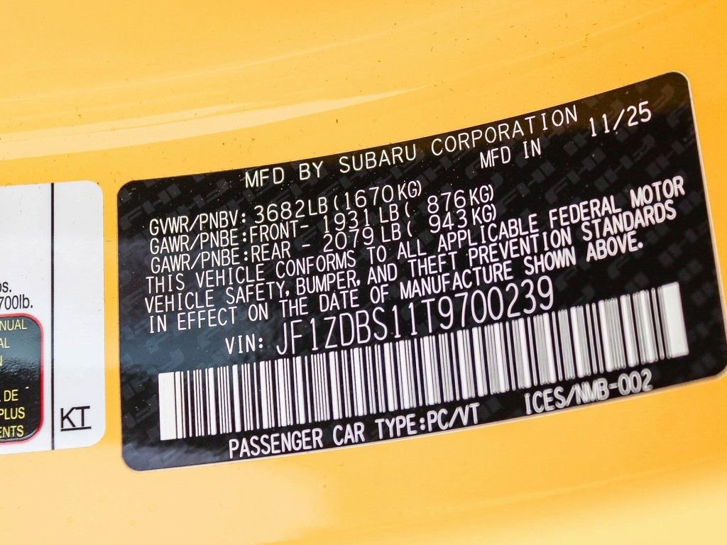 New 2026 Subaru BRZ Series.Yellow image 29