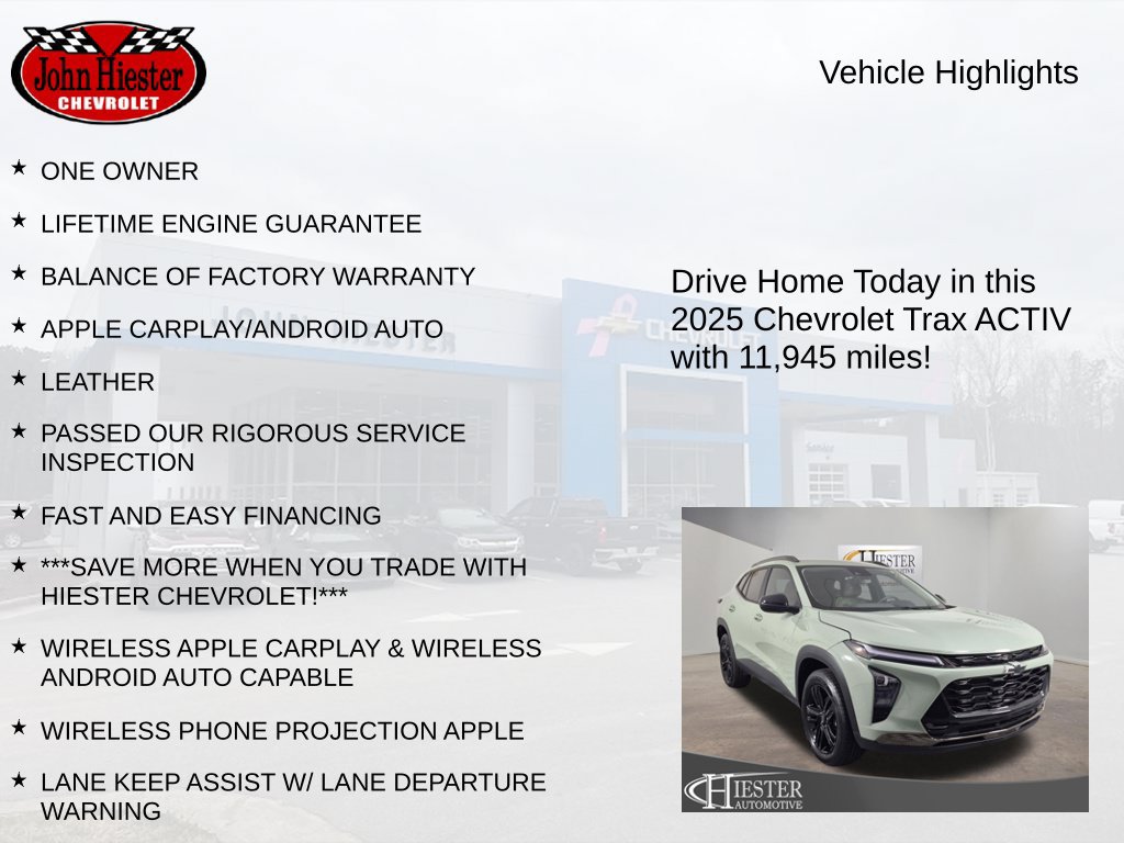 Used 2025 Chevrolet Trax ACTIV w/ Driver Confidence Package FWD image 5