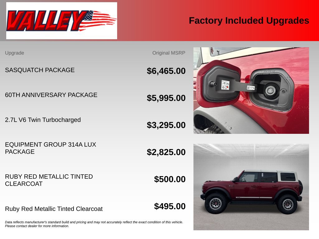 New 2026 Ford Bronco Outer Banks w/ Sasquatch Package AWD/4WD image 4