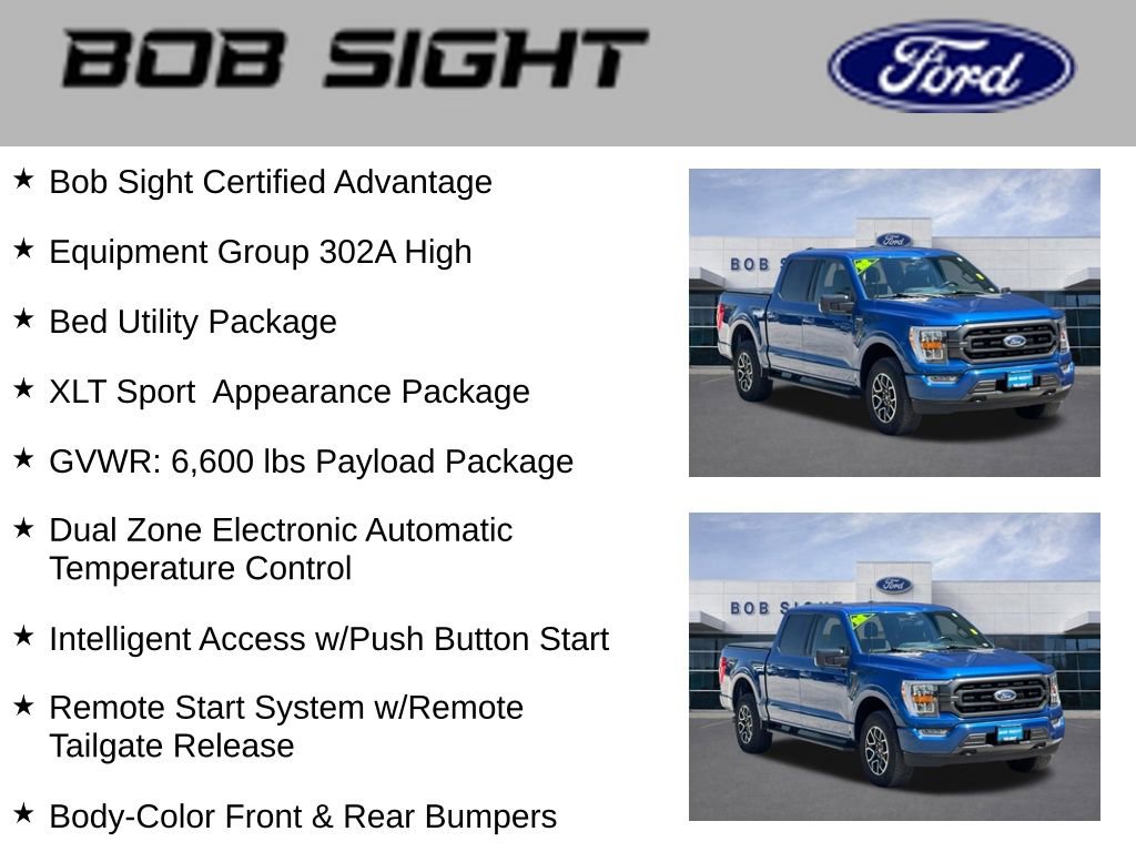 Used 2022 Ford F150 XLT w/ Equipment Group 302A High AWD/4WD image 3