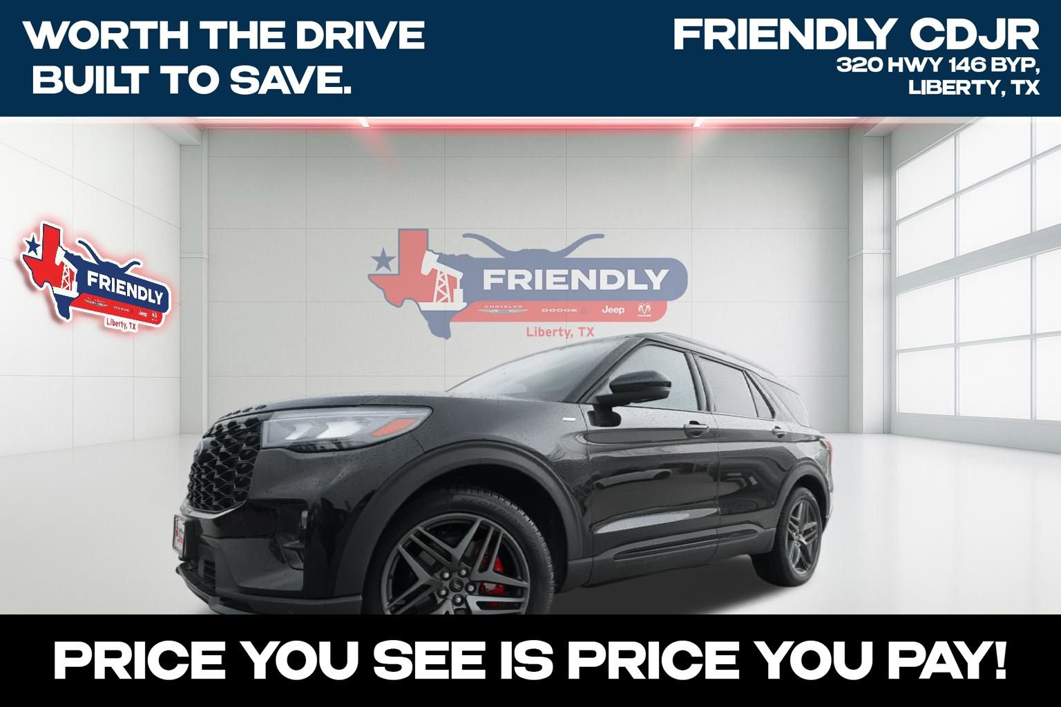 Used 2025 Ford Explorer ST-Line w/ Premium Package RWD image 1