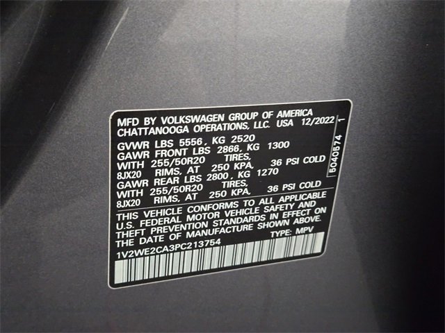 Used 2023 Volkswagen Atlas Cross Sport SE w/ Black Wheel Package image 29