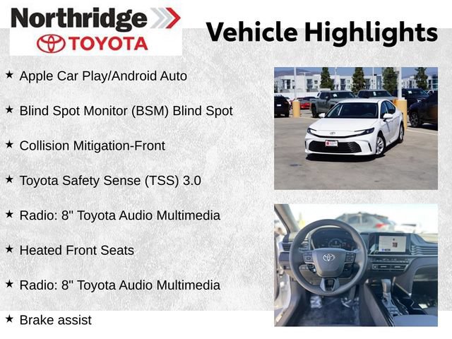 Certified 2026 Toyota Camry LE FWD image 2