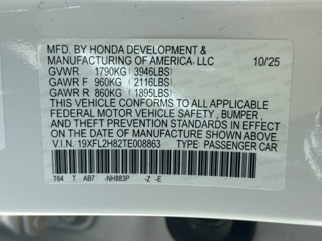 New 2026 Honda Civic Sport image 36