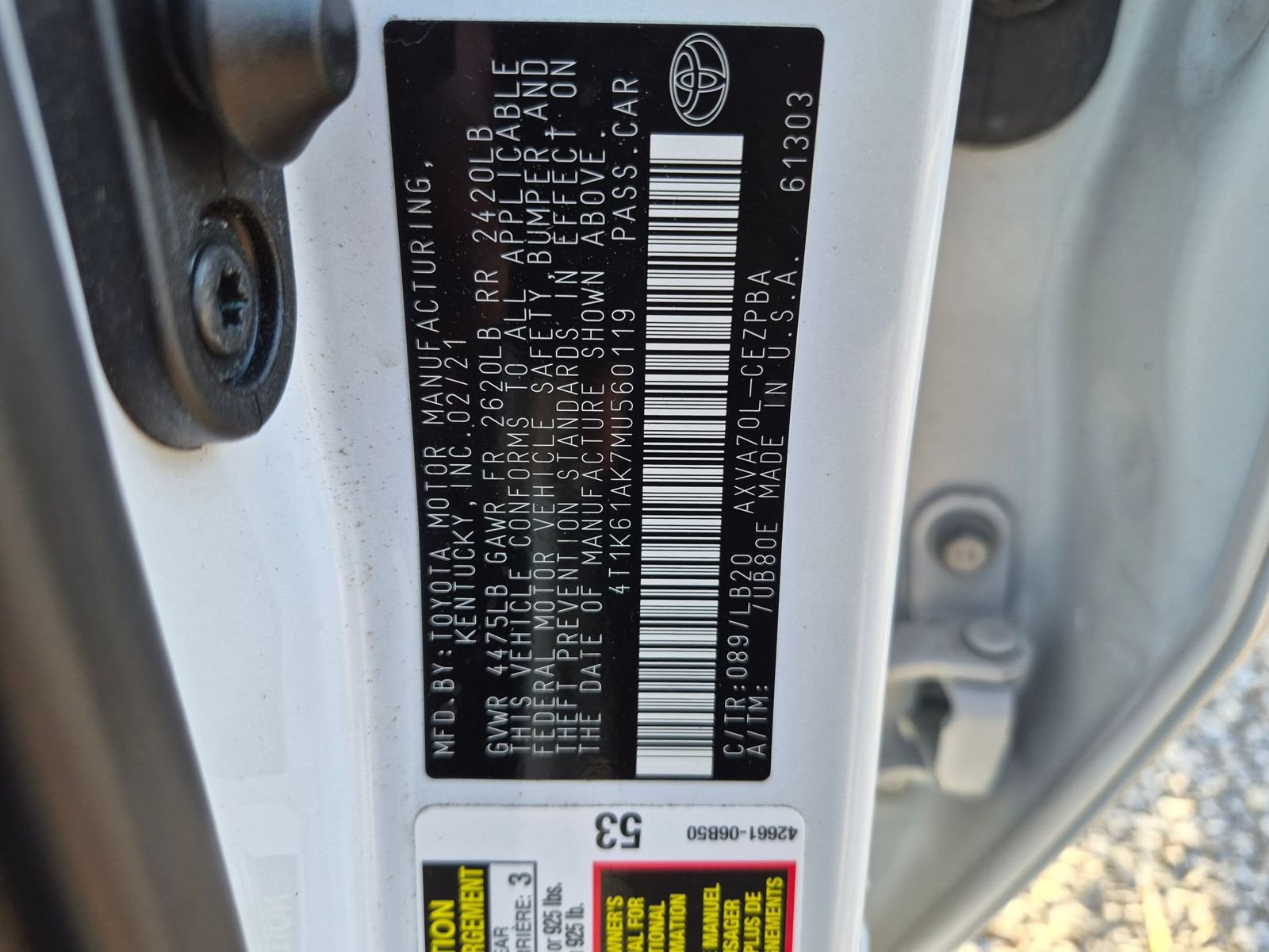 Used 2021 Toyota Camry XSE w/ Blackout Package (TMS) FWD image 6