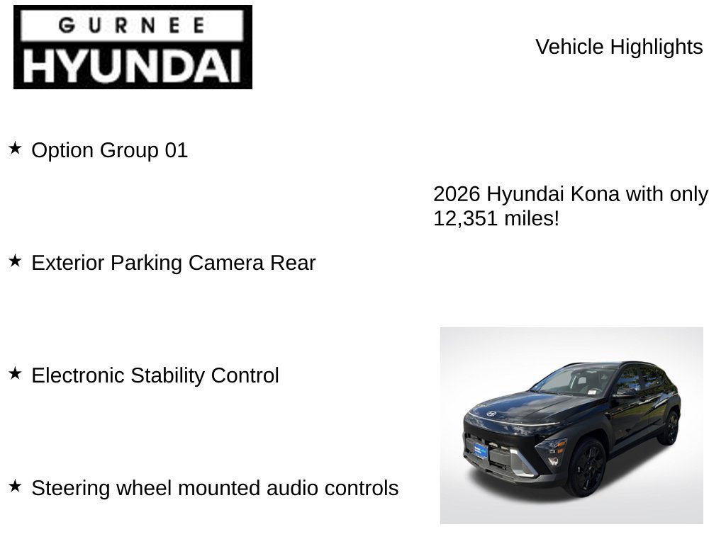 Certified 2026 Hyundai Kona SEL Sport AWD/4WD image 7