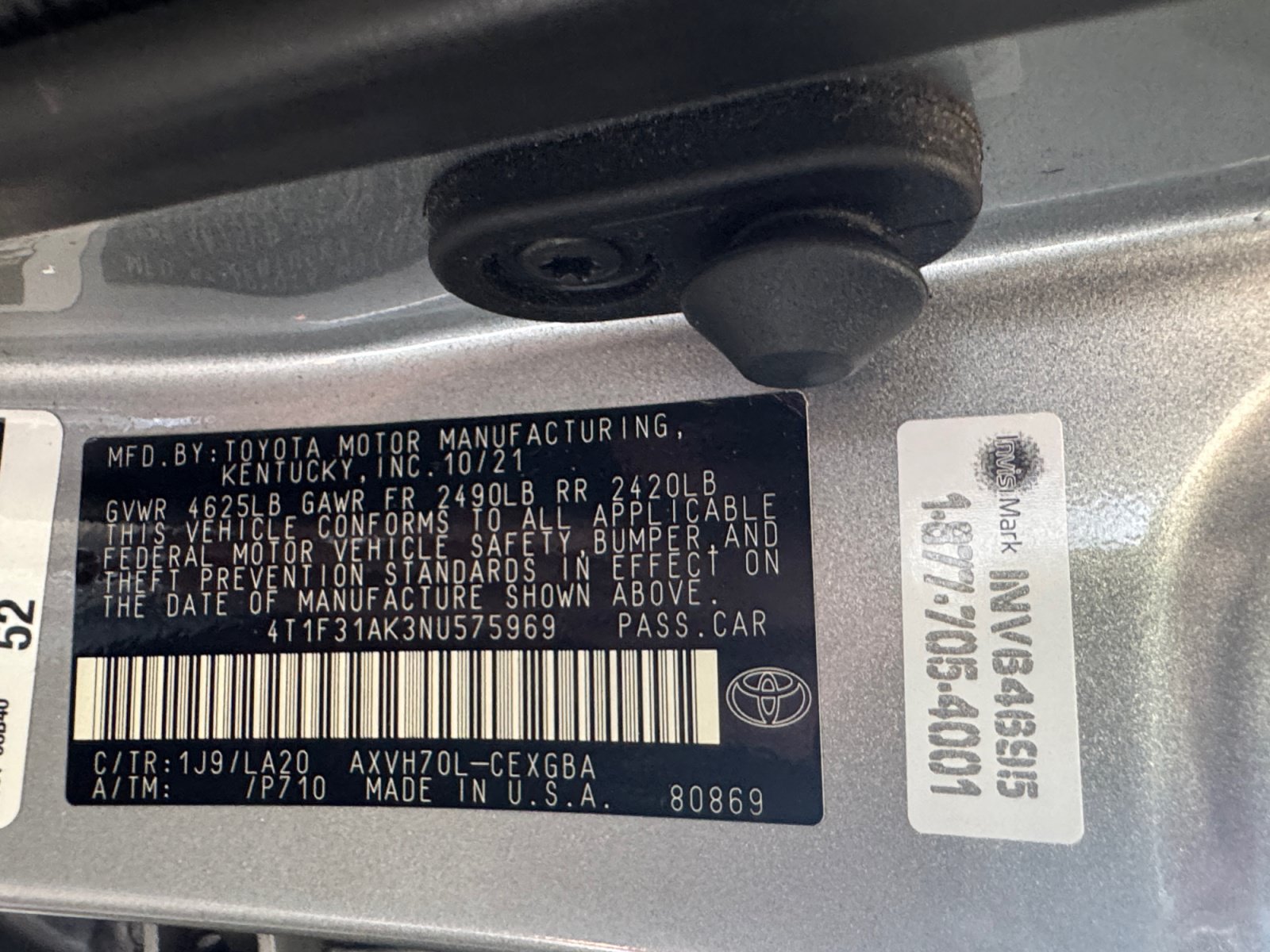 Used 2022 Toyota Camry XLE FWD image 17
