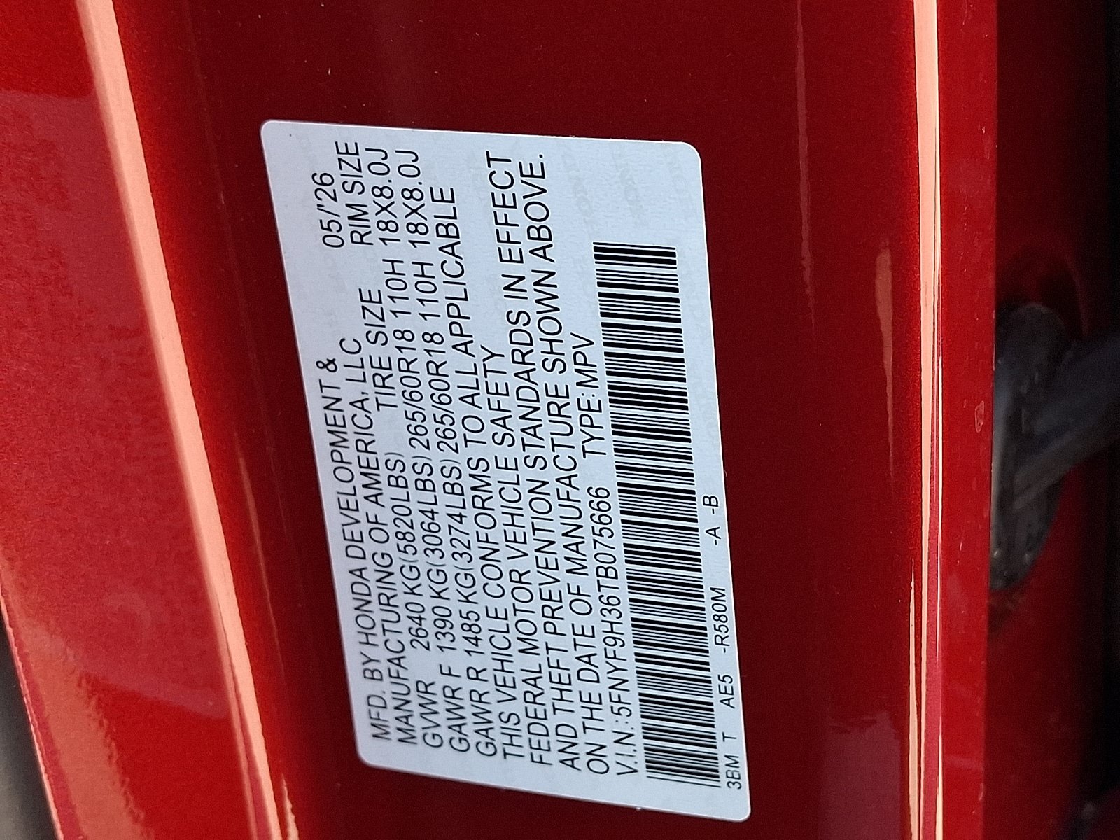 Certified 2026 Honda Passport RTL image 26
