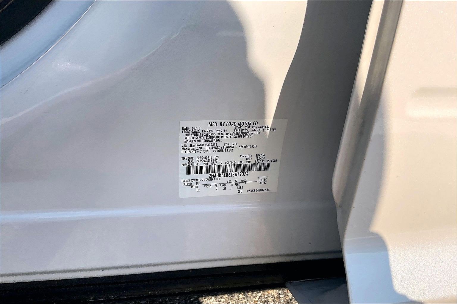 Used 2018 Ford Flex SEL w/ Equipment Group 202A AWD/4WD image 32