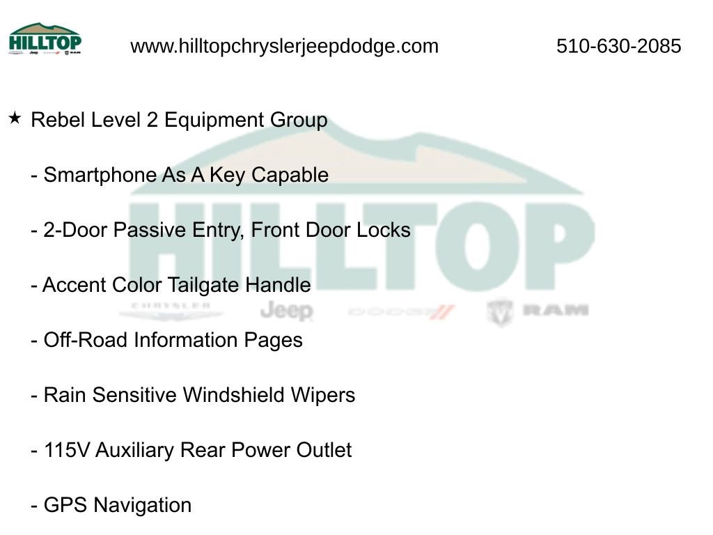 New 2026 RAM 1500 Rebel w/ Rebel Level 2 Equipment Group image 10