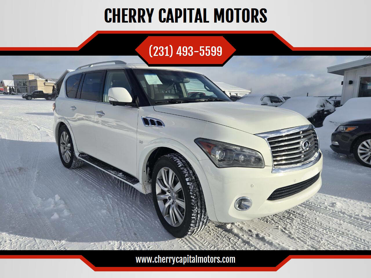 Used 2014 INFINITI QX80 4WD w/ Theater Package