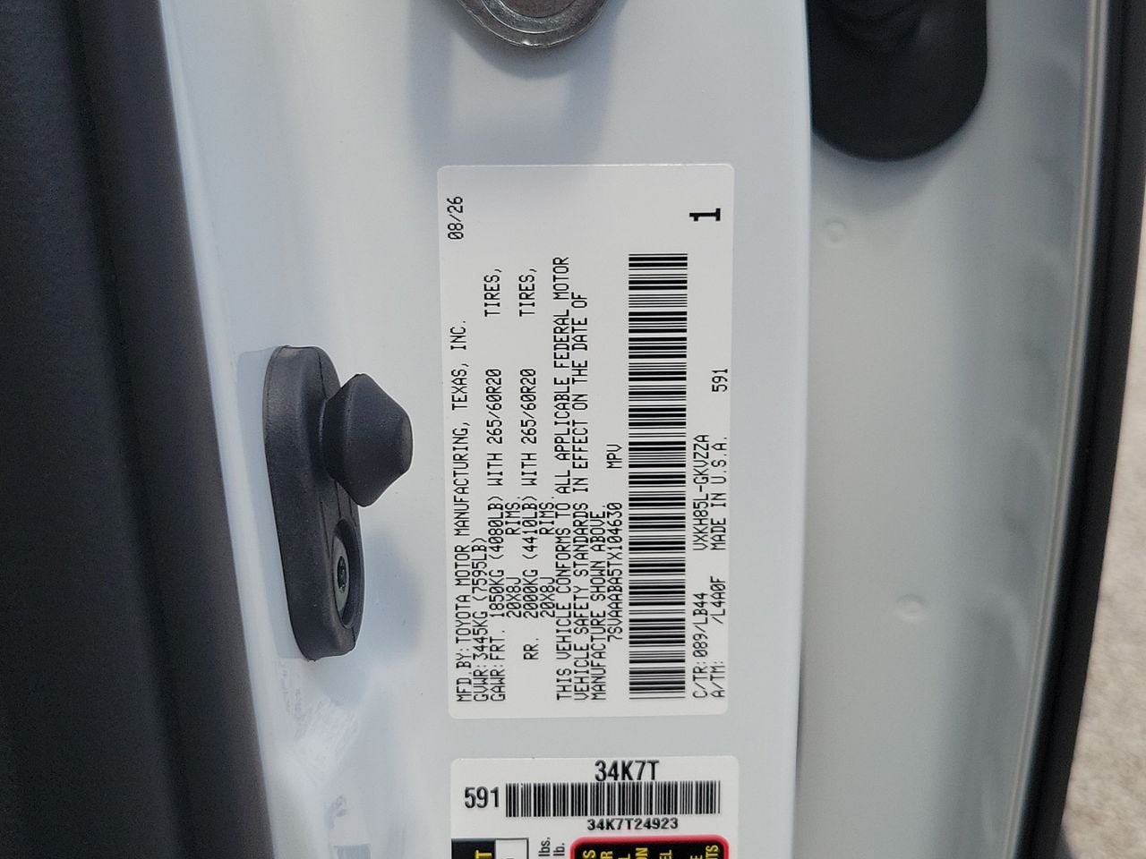 New 2026 Toyota Sequoia 1794 Edition AWD/4WD image 31