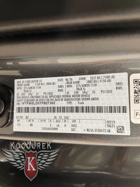 New 2026 Ford F150 Lariat w/ Equipment Group 501A Mid AWD/4WD image 26