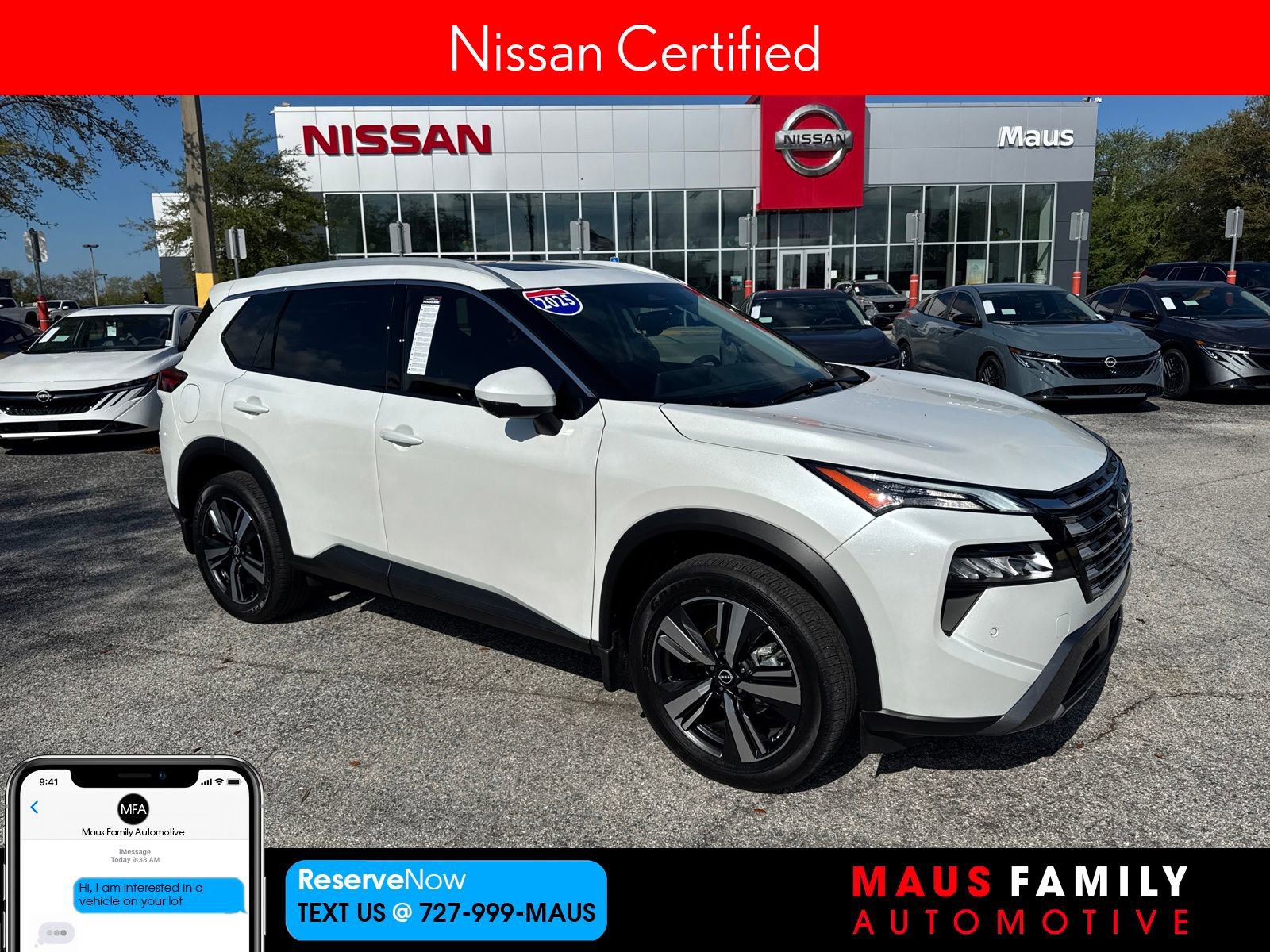 Certified 2025 Nissan Rogue SL w/ SL Premium Package image 1