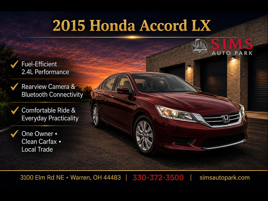Used 2015 Honda Accord LX