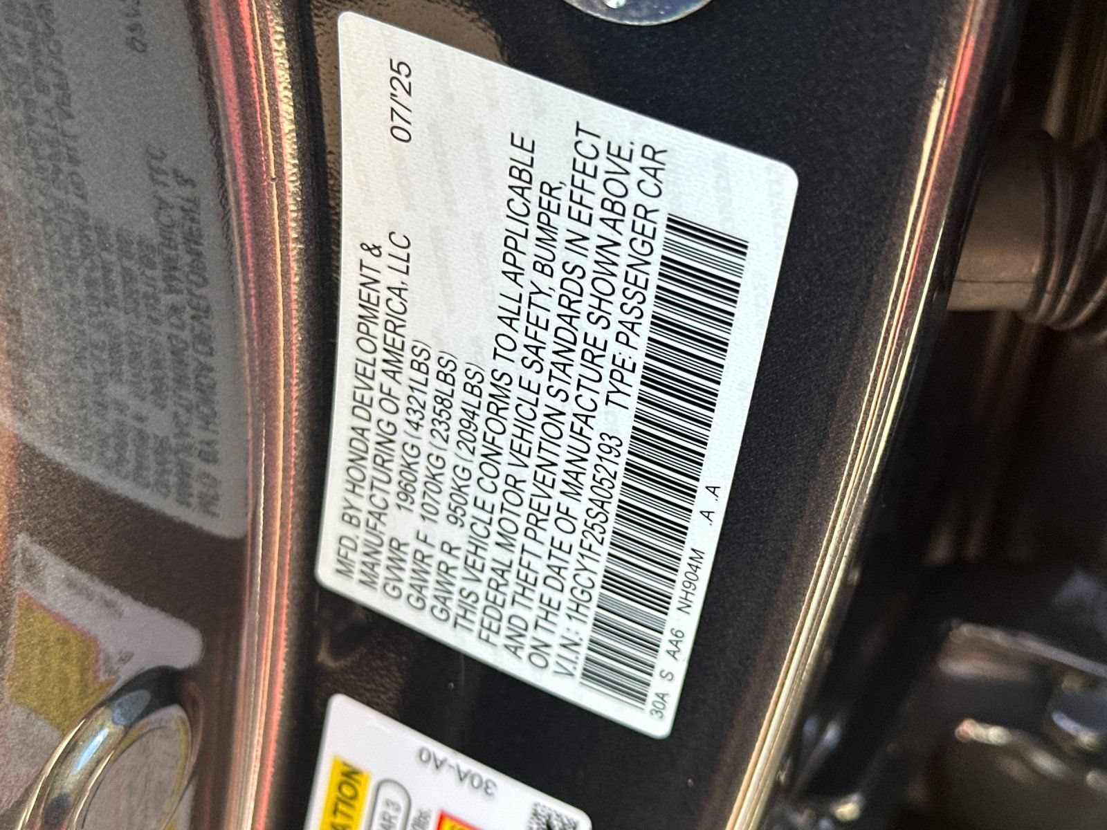 Used 2025 Honda Accord LX image 26