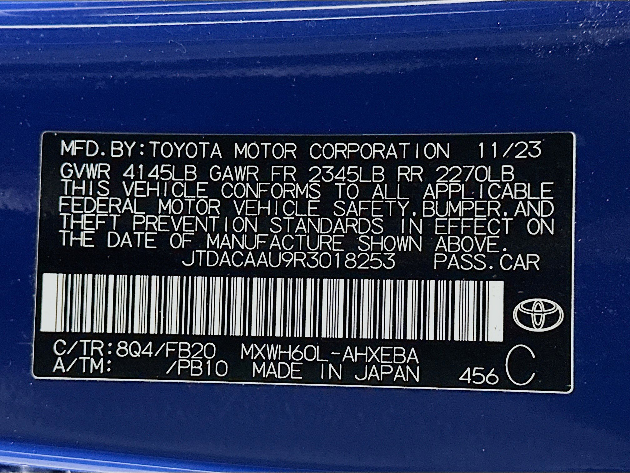 Used 2024 Toyota Prius LE image 12