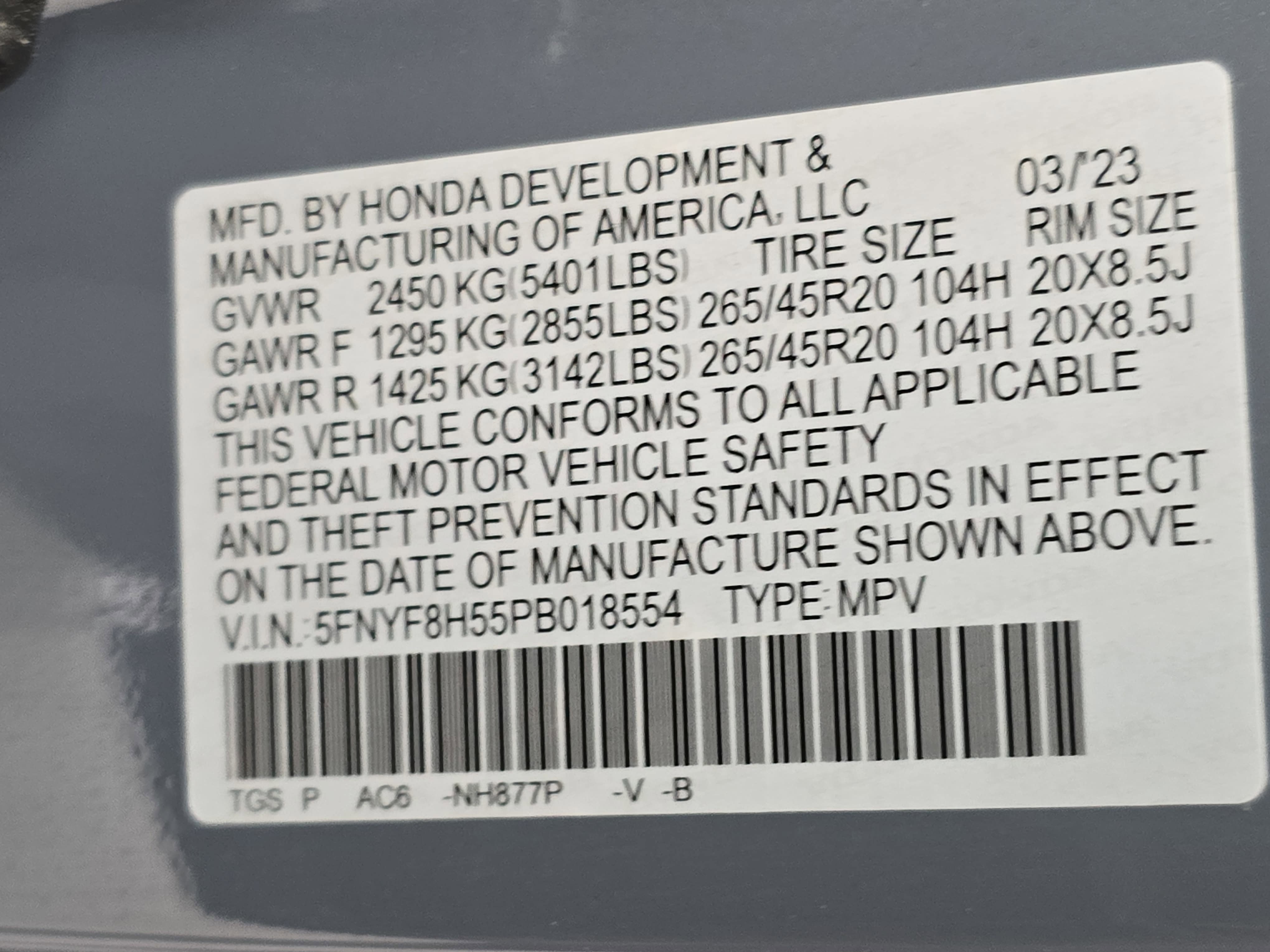 Certified 2023 Honda Passport EX-L image 36