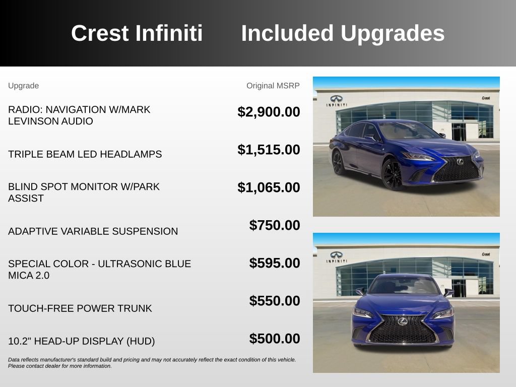 Used 2020 Lexus ES 350 F Sport FWD image 5