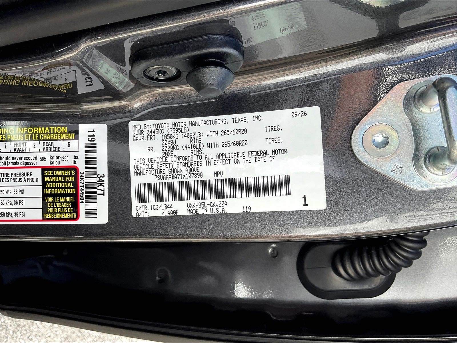 New 2026 Toyota Sequoia 1794 Edition AWD/4WD image 22