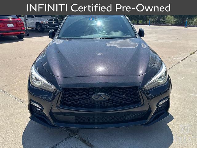 Certified 2023 INFINITI Q50 Red Sport 400 w/ Black Opal Edition RWD image 8