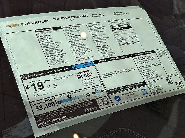 New 2026 Chevrolet Corvette Stingray Coupe w/ 1LT image 10