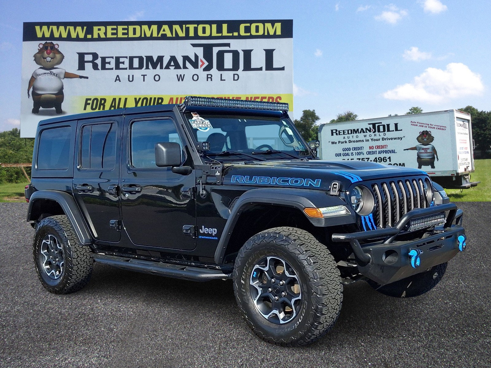 Used 2023 Jeep Wrangler Unlimited Rubicon 4xe w/ Cold Weather Group image 1