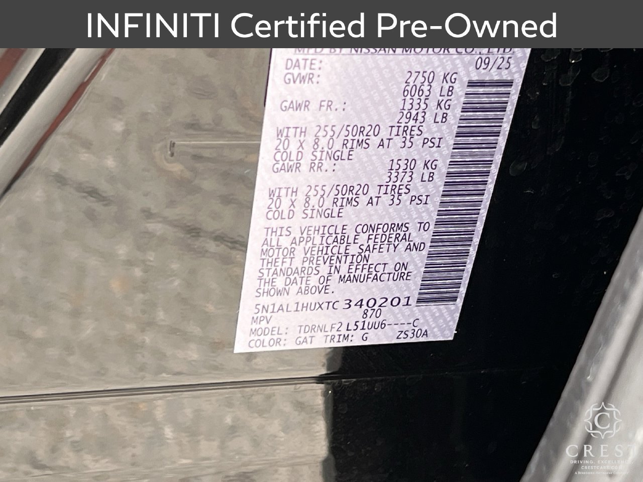 Certified 2026 INFINITI QX60 Autograph w/ Dark Cargo Package AWD/4WD image 35