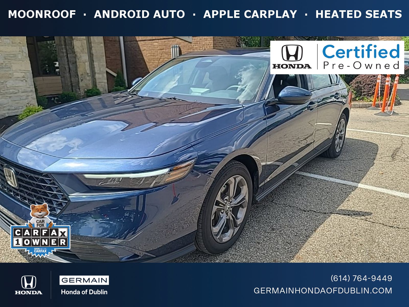 Certified 2023 Honda Accord EX image 1