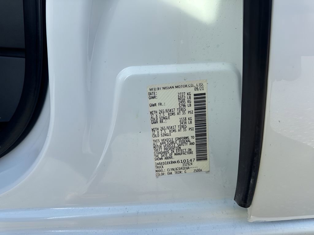 Used 2022 Nissan Frontier SV AWD/4WD image 35