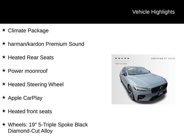 Certified 2024 Volvo S60 B5 Plus w/ Climate Package AWD/4WD image 5