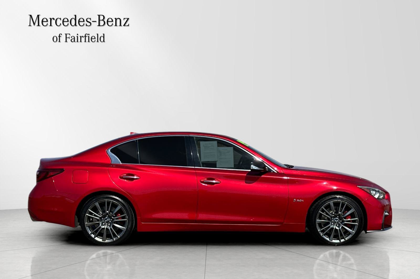 Used 2019 INFINITI Q50 Red Sport 400 w/ Sensory Package RWD image 8
