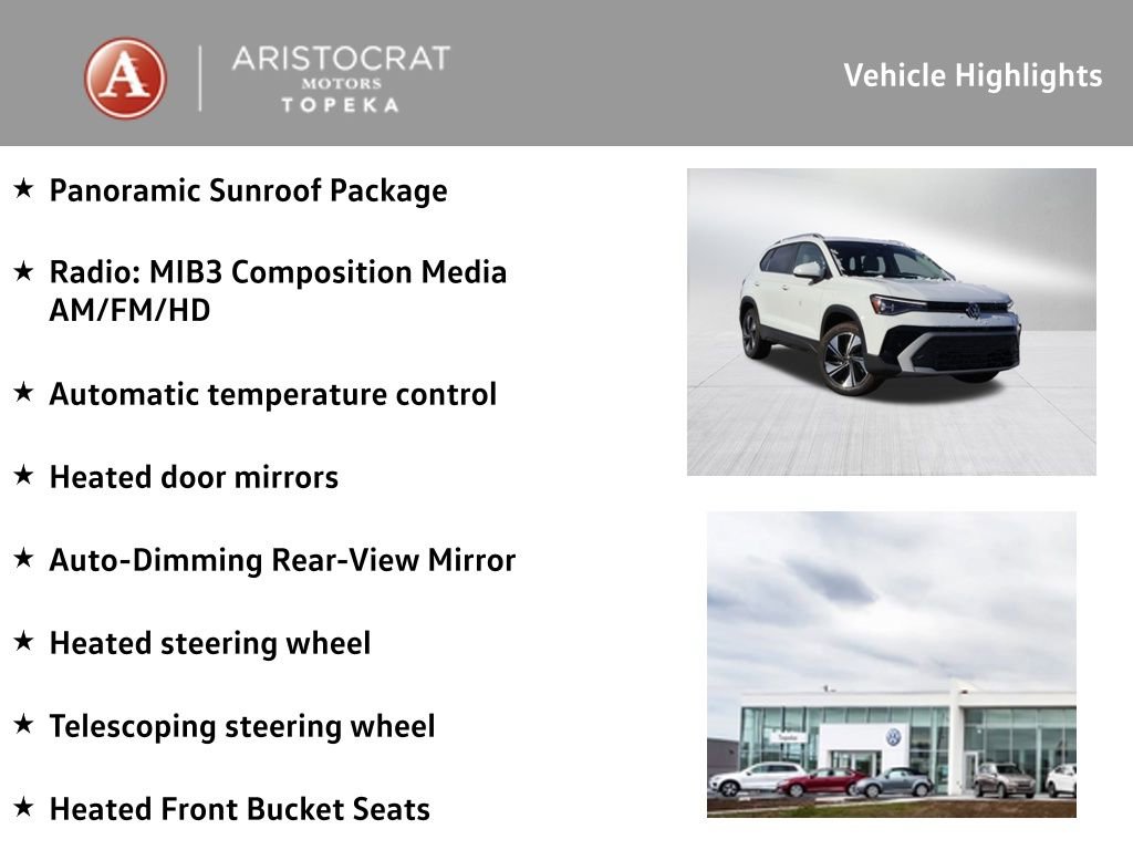 New 2026 Volkswagen Taos SE image 2