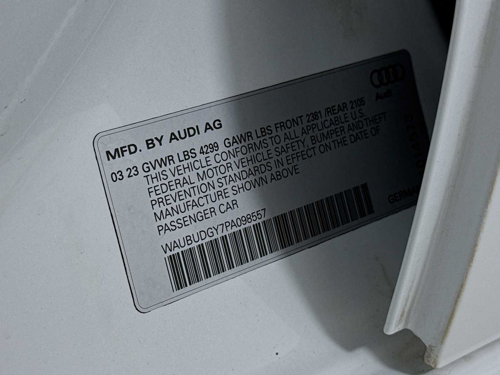 Used 2023 Audi A3 2.0T Premium Plus w/ Premium Plus Package FWD image 33